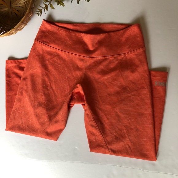 ASICS | Pink High Waisted Cropped Leggings - Picture 2 of 8